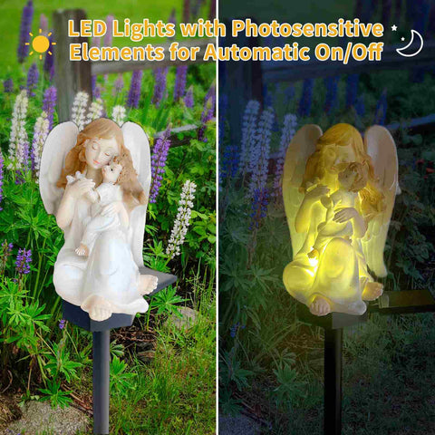 Angel Solar Garden Stake Lights