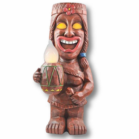 Solar Tiki Totem Lights for Garden  Decoration