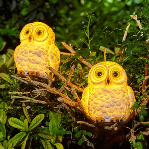 Solar Garden Owl Night Lights for Yard, Patio