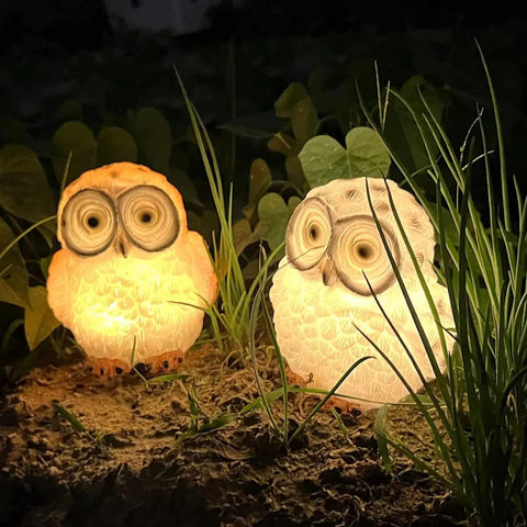 Solar Garden Owl Night Lights for Yard, Patio